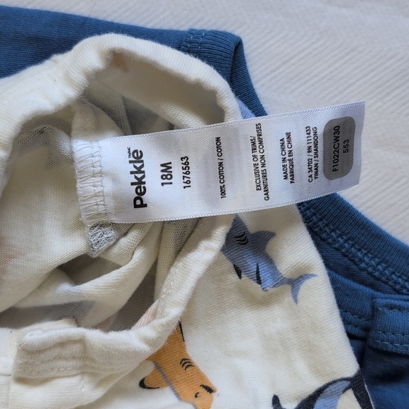 2-pack cotton short sleeve bodysuit diaper shirt bundle 18 months baby boys - Picture 7 of 11